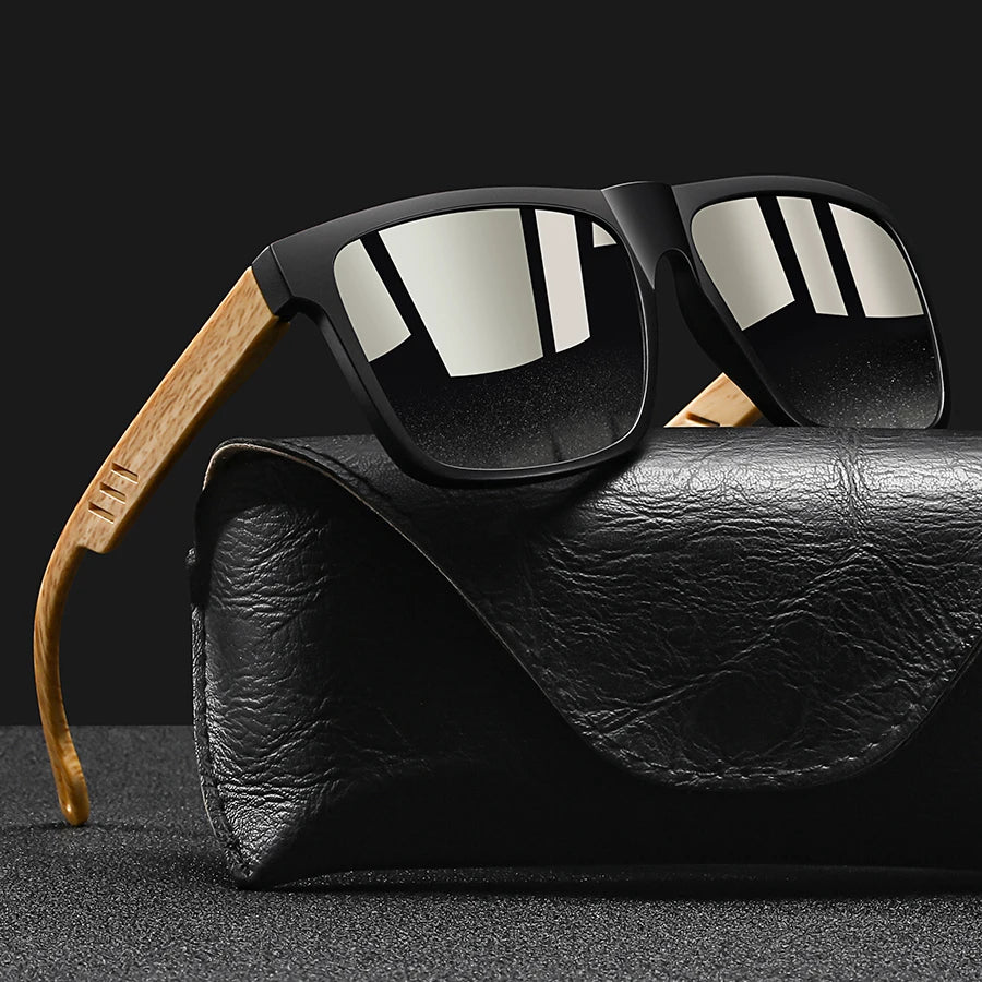 Fashion Vintage Square Frame Sunglasses For Men UV400