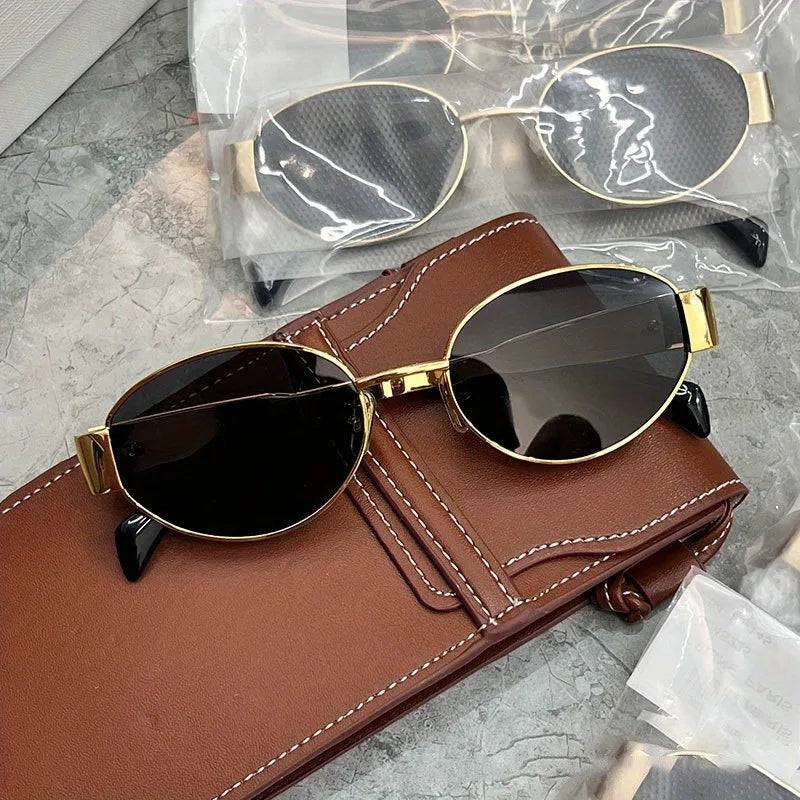 Trendy Oval Sunglasses