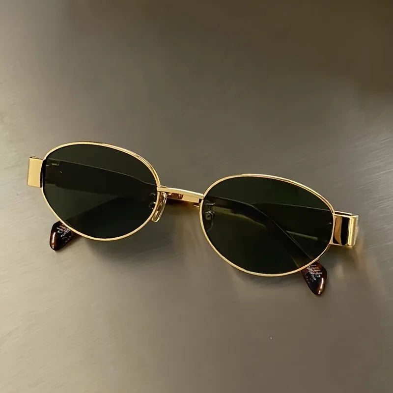 Trendy Oval Sunglasses