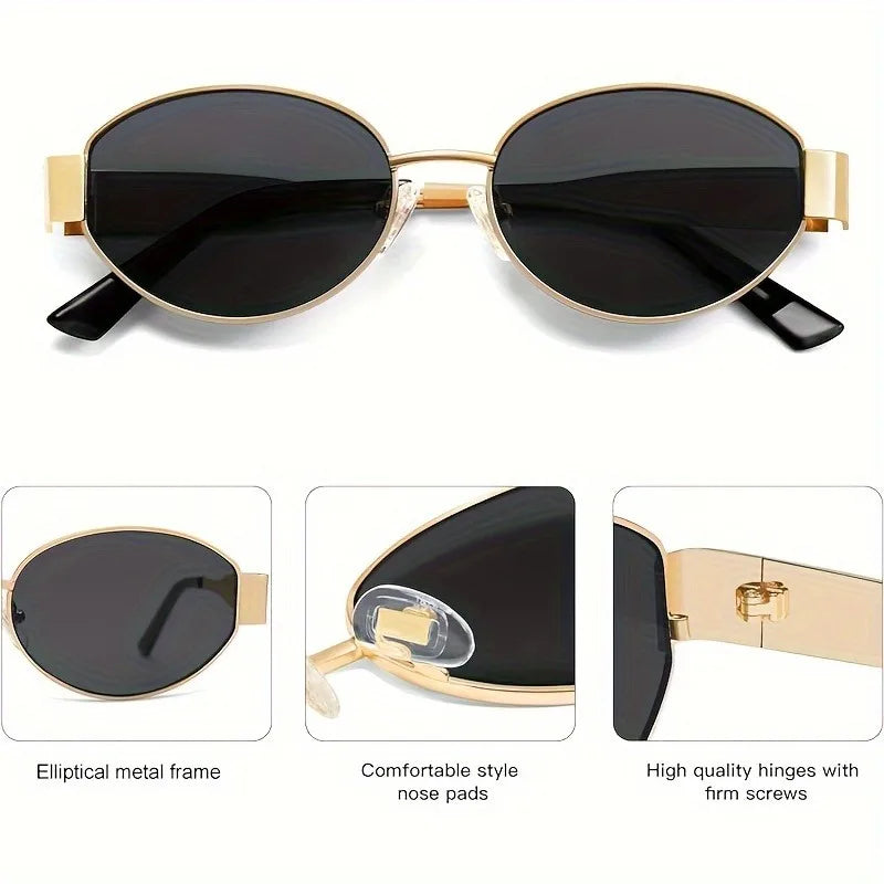 Trendy Oval Sunglasses