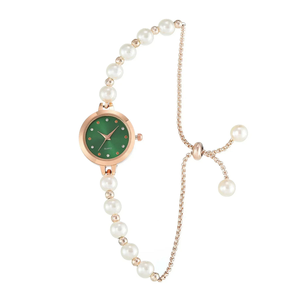 Pearl Bracelet Strap Watches
