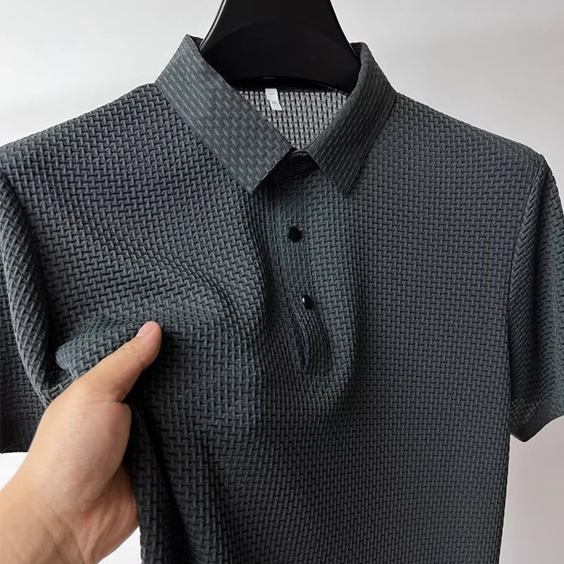New Men's Business Casual Short Sleeved