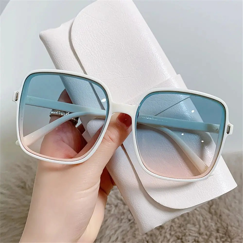 Oversized Sunglasses Vintage Square Sun Glasses