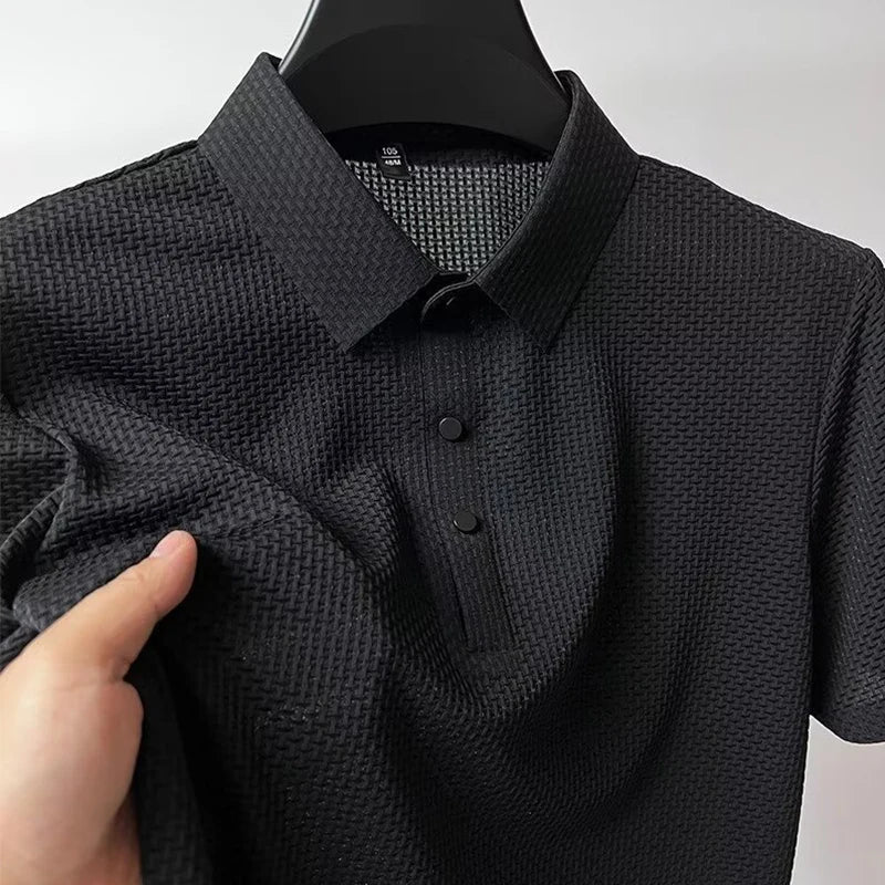 New Men's Business Casual Short Sleeved