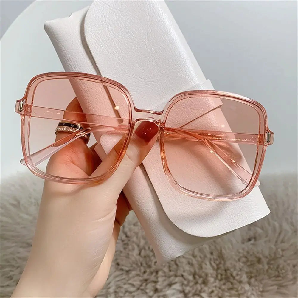 Oversized Sunglasses Vintage Square Sun Glasses