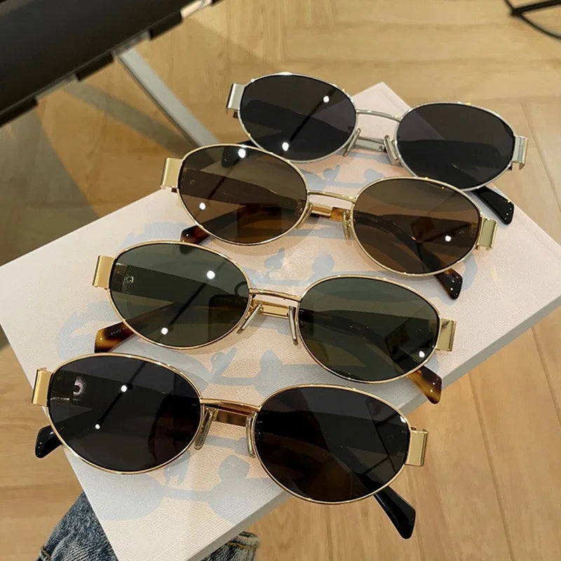 Trendy Oval Sunglasses