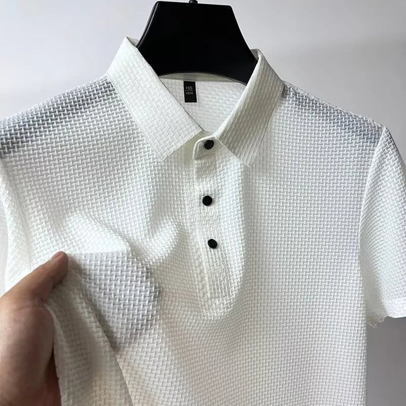 New Men's Business Casual Short Sleeved