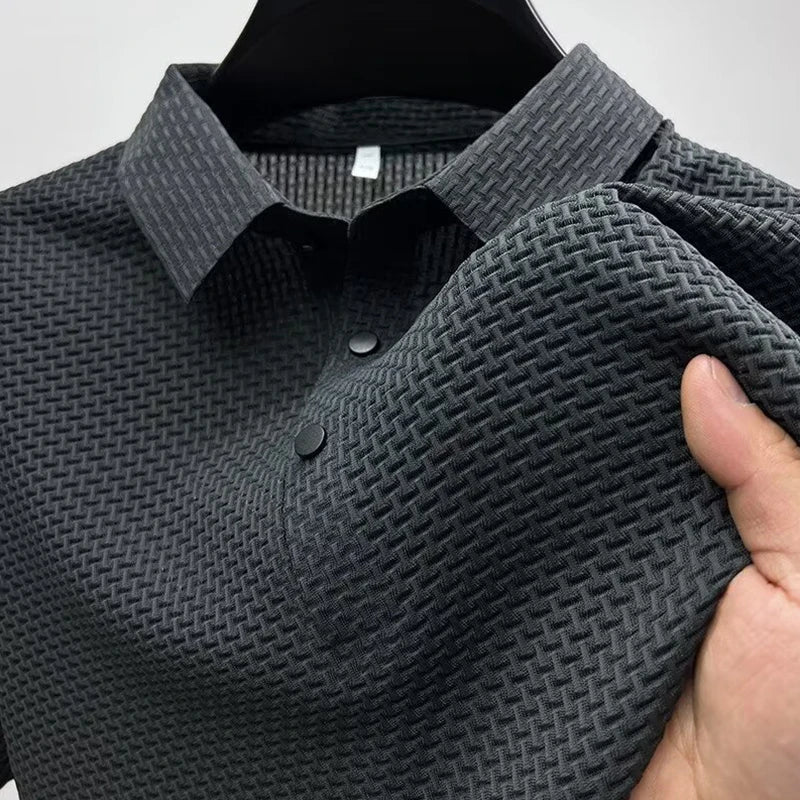 New Men's Business Casual Short Sleeved