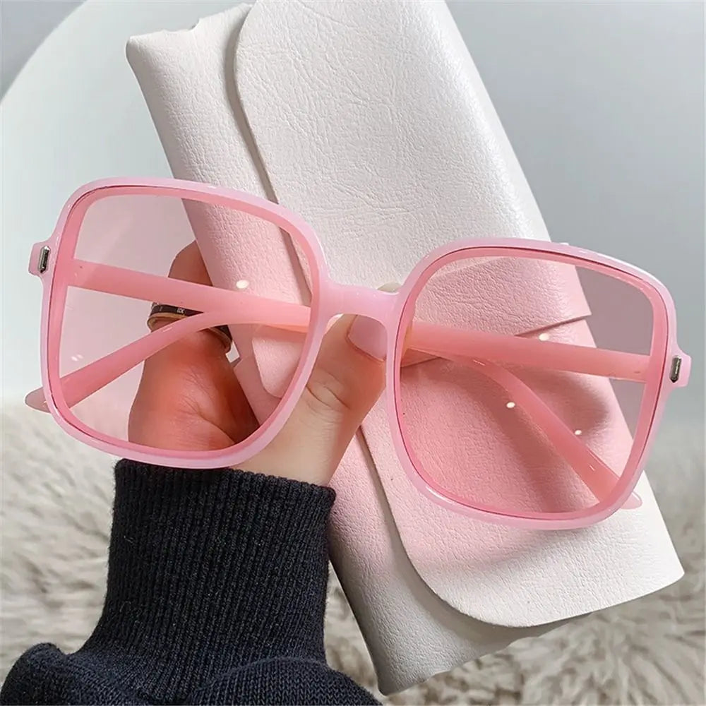 Oversized Sunglasses Vintage Square Sun Glasses