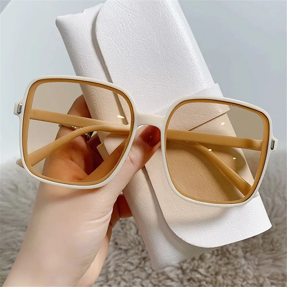 Oversized Sunglasses Vintage Square Sun Glasses