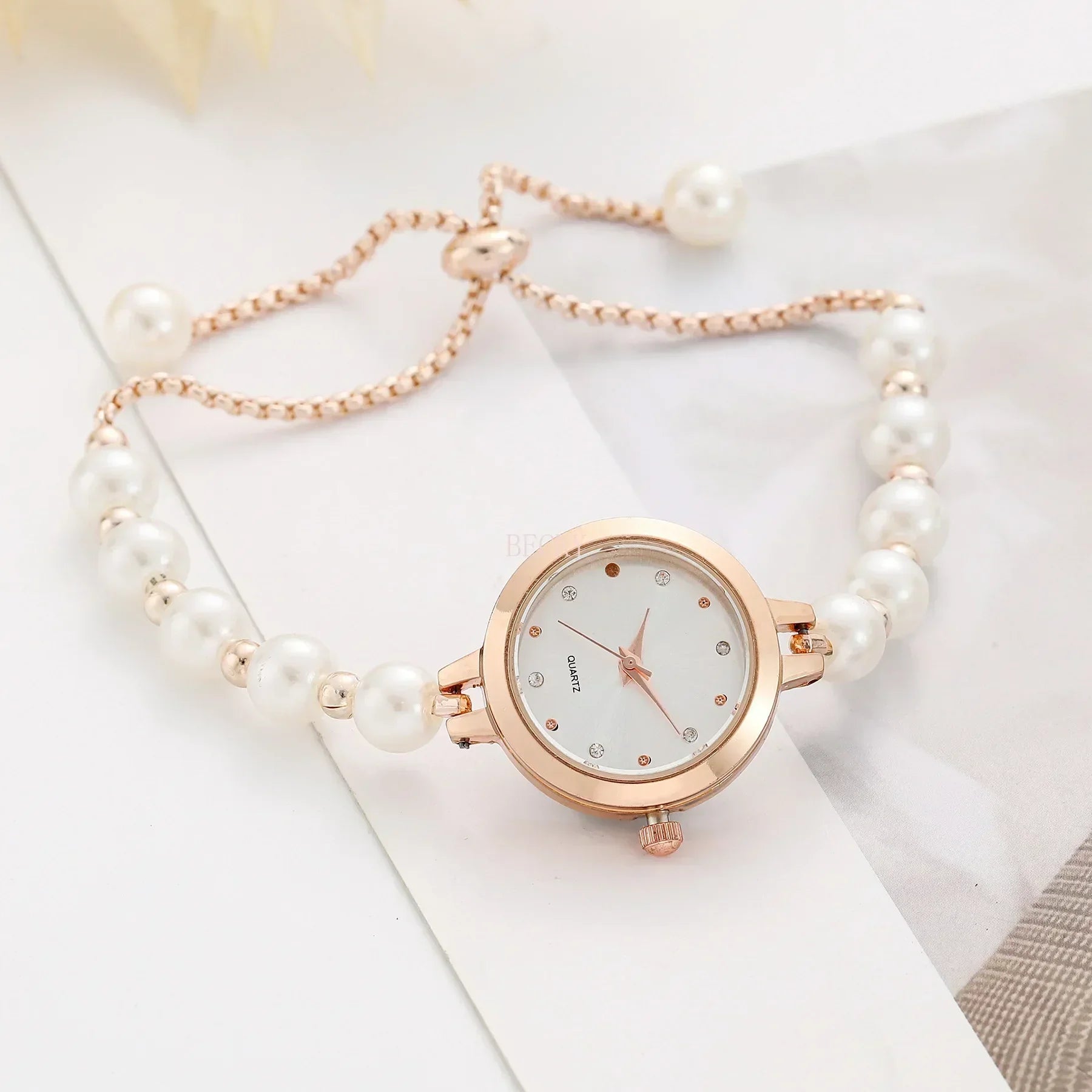 Pearl Bracelet Strap Watches