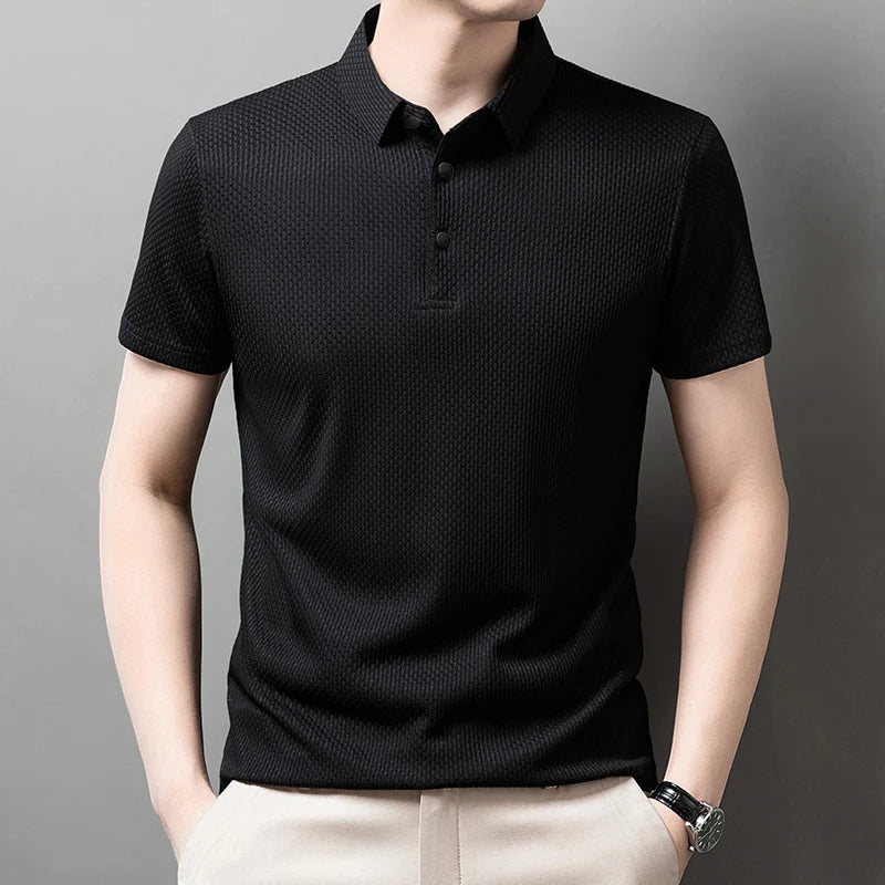 New Men's Business Casual Short Sleeved