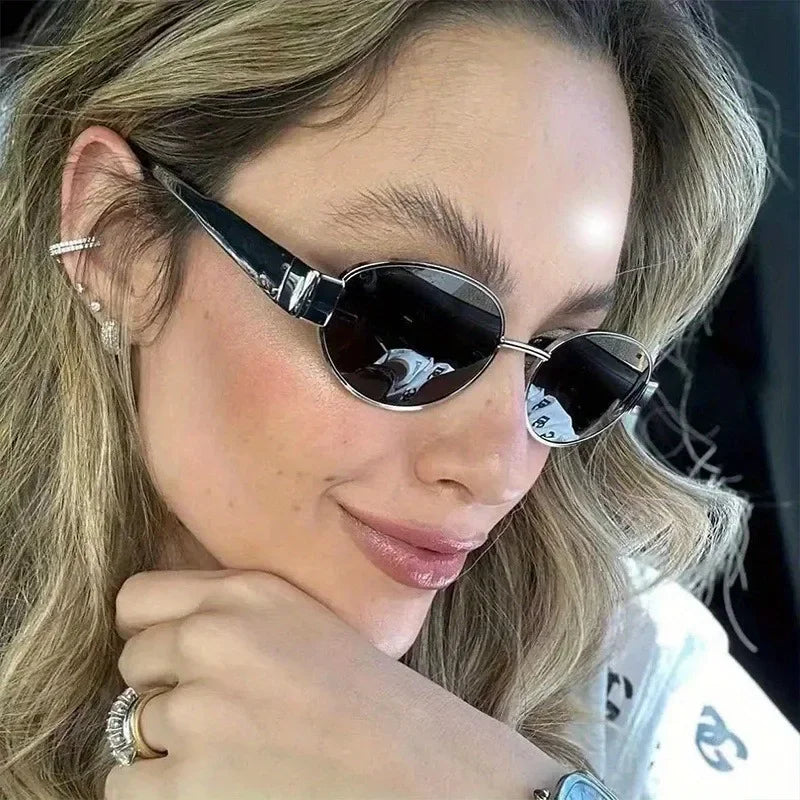 Trendy Oval Sunglasses