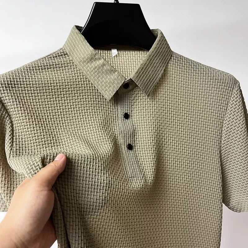 New Men's Business Casual Short Sleeved