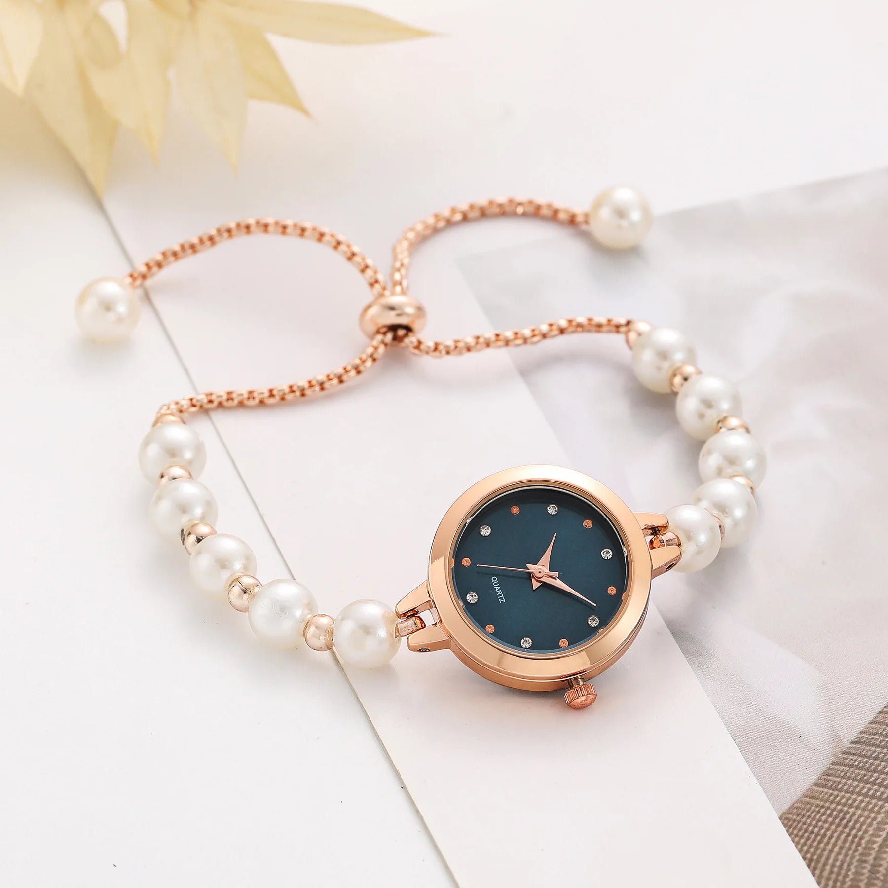 Pearl Bracelet Strap Watches