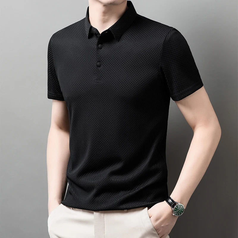 New Men's Business Casual Short Sleeved