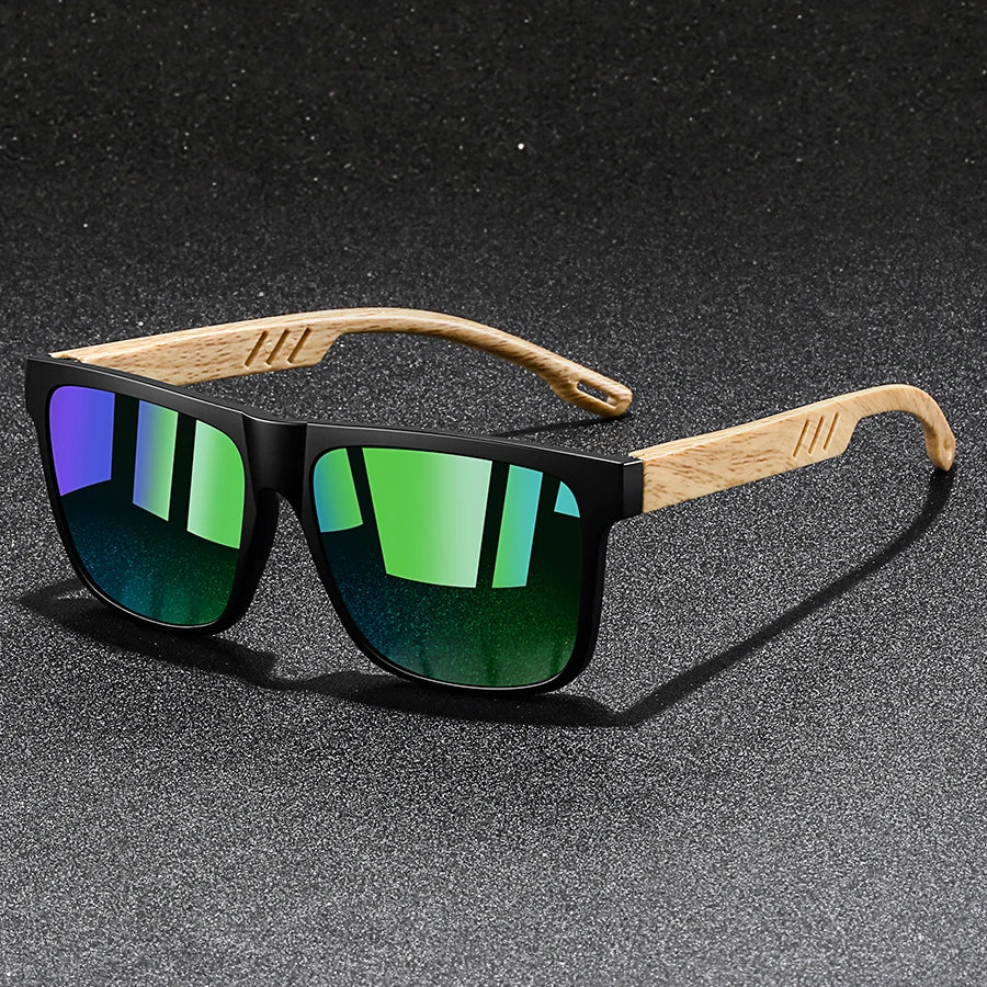 Fashion Vintage Square Frame Sunglasses For Men UV400